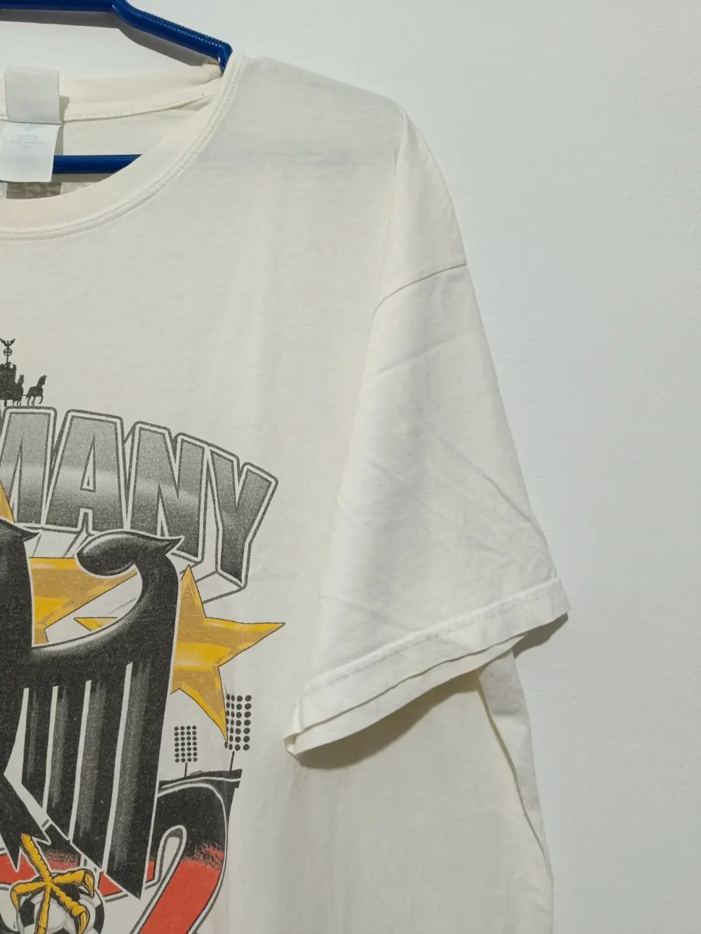 Camiseta Futbol Alemania 2012 "Águila en el Pecho" talla XL Gildan, foto 4