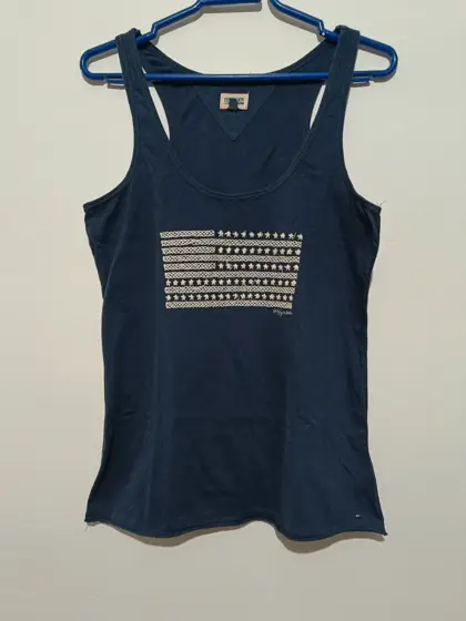 Camiseta top sin mangas Hilfiger Denim talla M