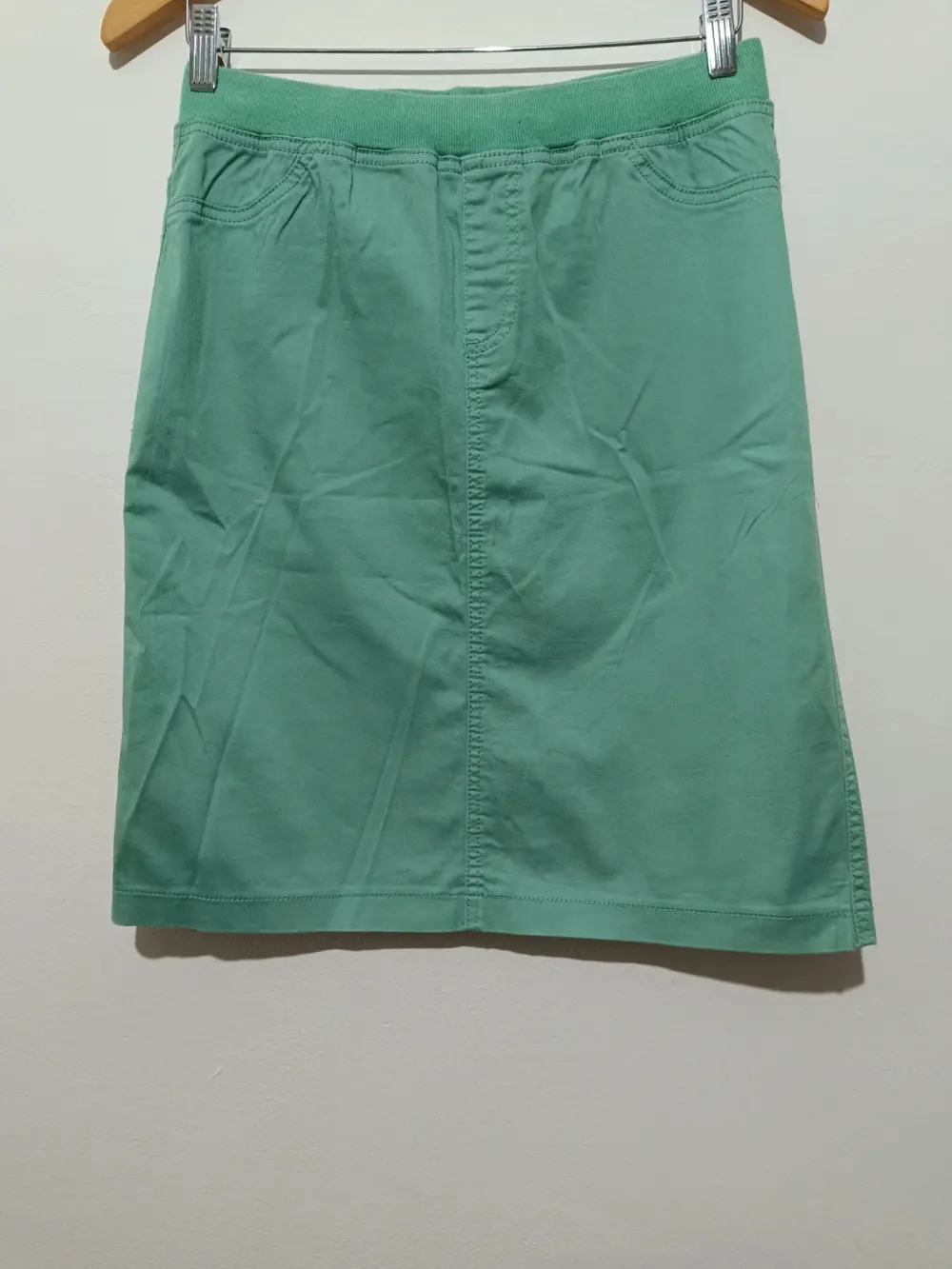 Falda por la la rodilla verde menta Unit collection talla 38 ver medidas