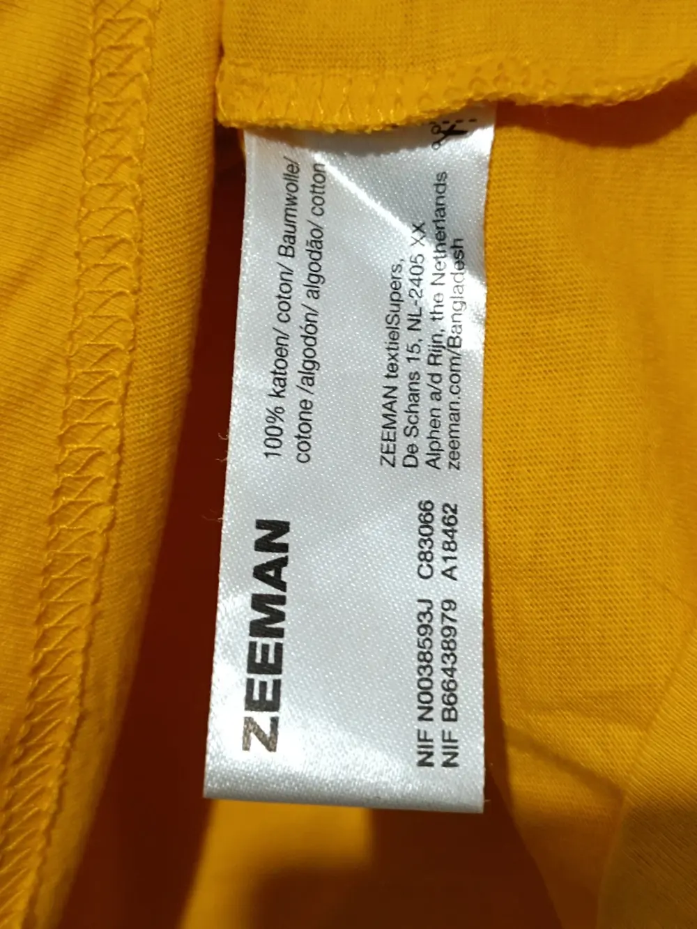 Camiseta manga corta Chupa Joe Zeeman talla M, foto 3