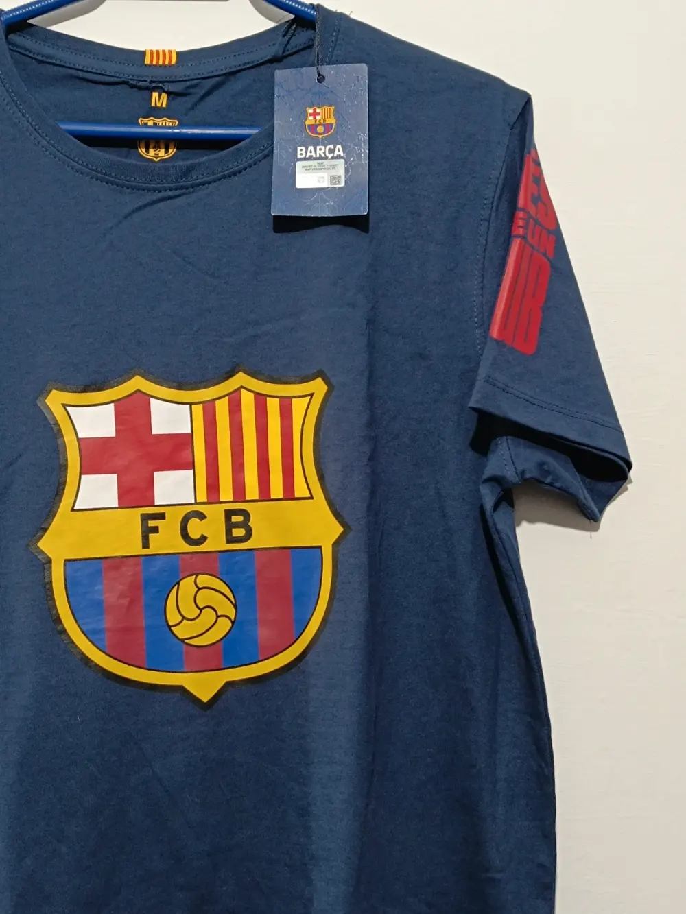 Camiseta FC Barcelona escudo en pecho y nombres en parte posterior talla M ver medidas, foto 2