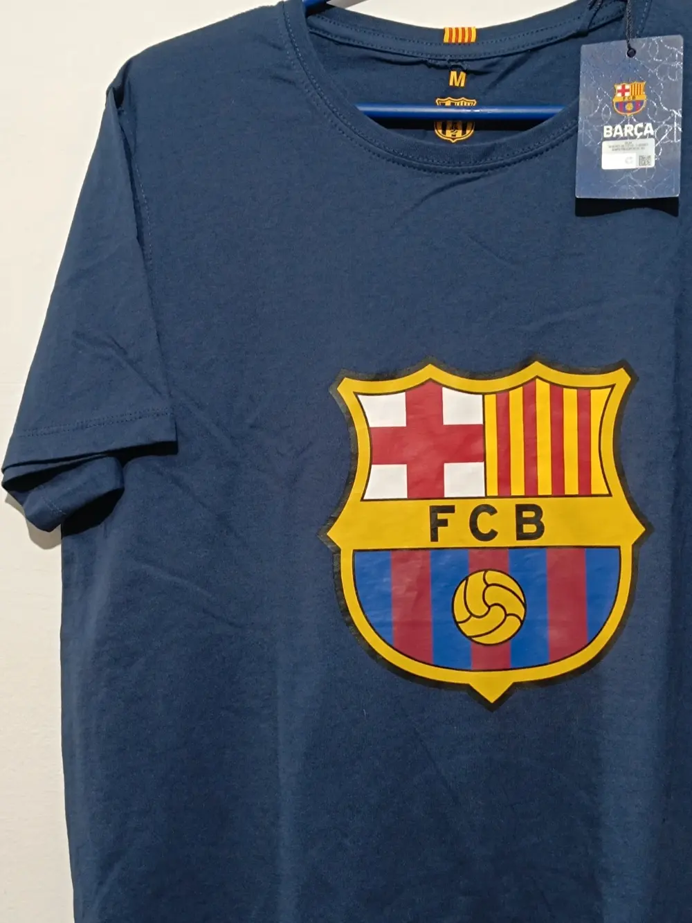 Camiseta FC Barcelona escudo en pecho y nombres en parte posterior talla M ver medidas, foto 3