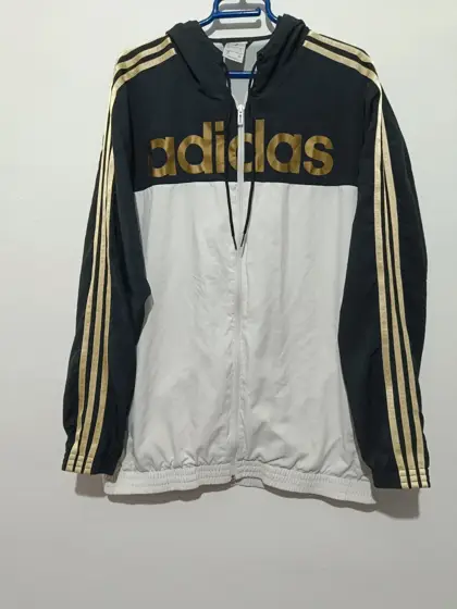Chaqueta chandal Adidas con capucha talla L