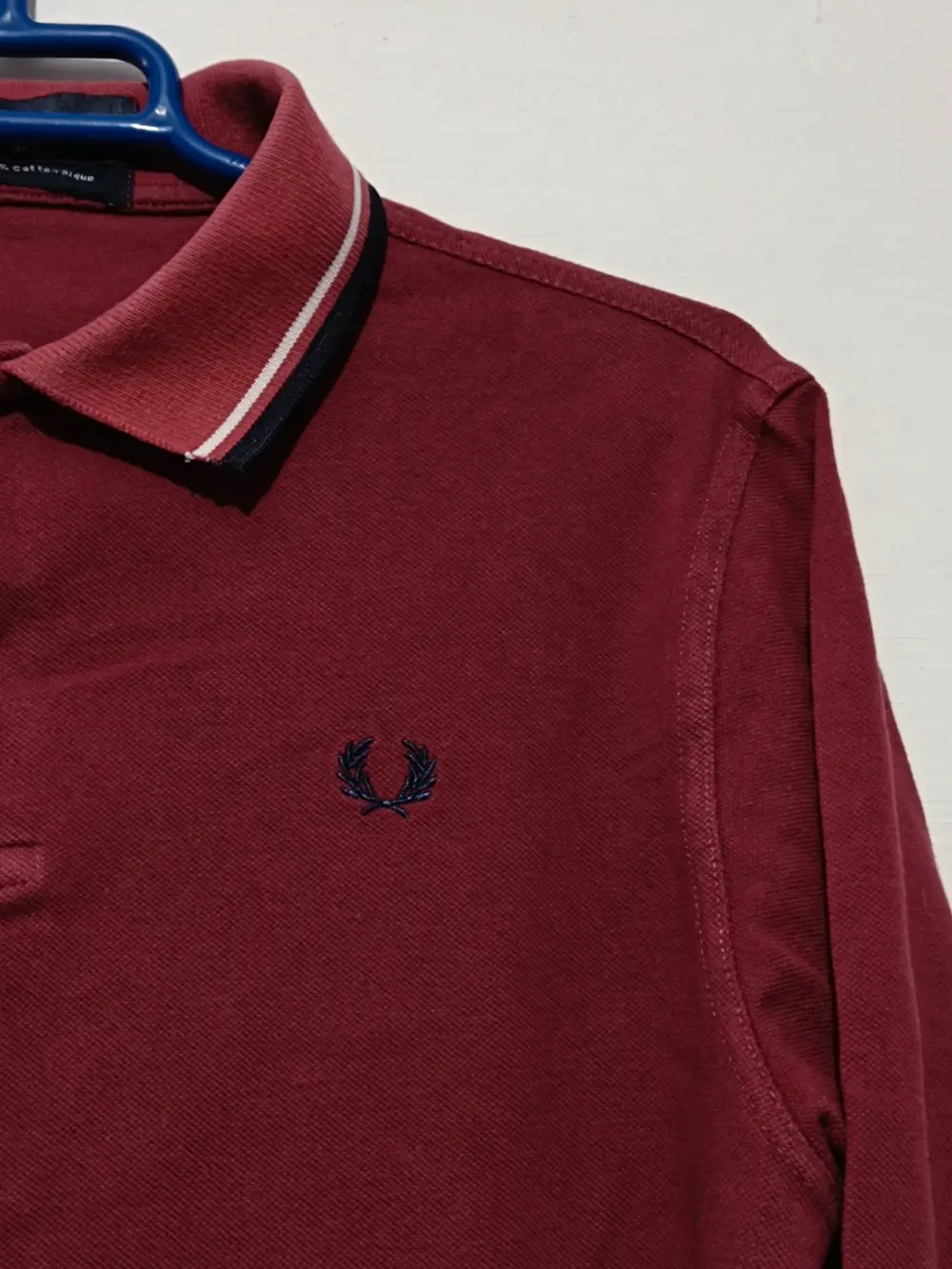 Polo manga larga Fred Perry talla S Cotton pique, foto 2