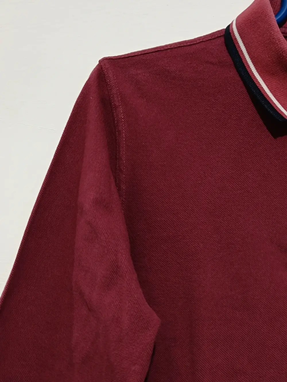 Polo manga larga Fred Perry talla S Cotton pique, foto 3