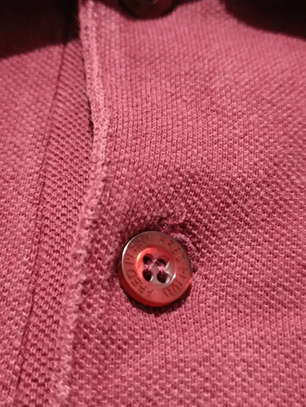 Polo manga larga Fred Perry talla S Cotton pique, foto 4