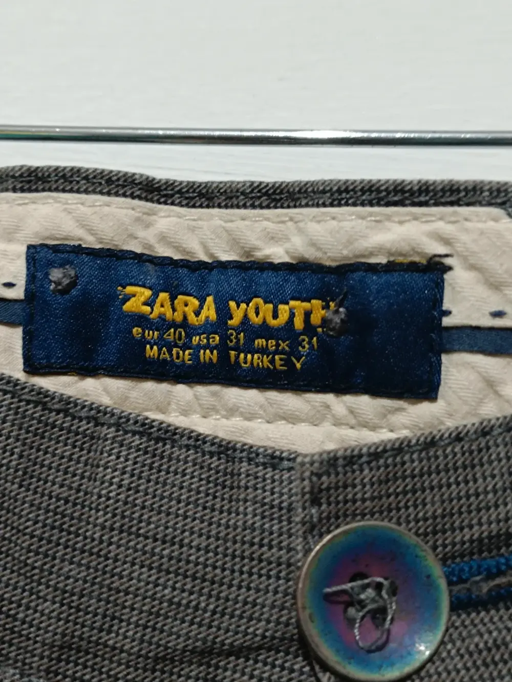 Pantalon de vestir Zara youth talla 40, foto 4