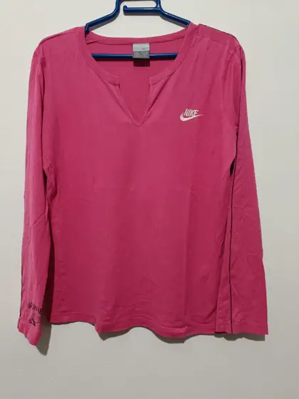 Camiseta cuello de pico manga larga Nike marshfield talla L