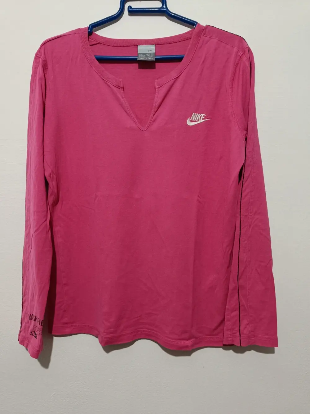 Camiseta cuello de pico manga larga Nike marshfield talla L