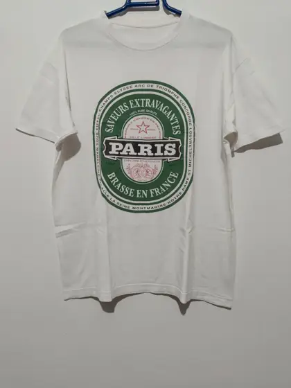 Camiseta Heineken Paris talla M ver medidas
