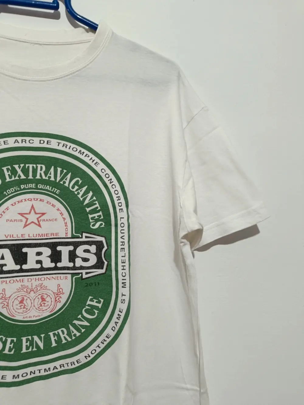 Camiseta Heineken Paris talla M ver medidas, foto 3