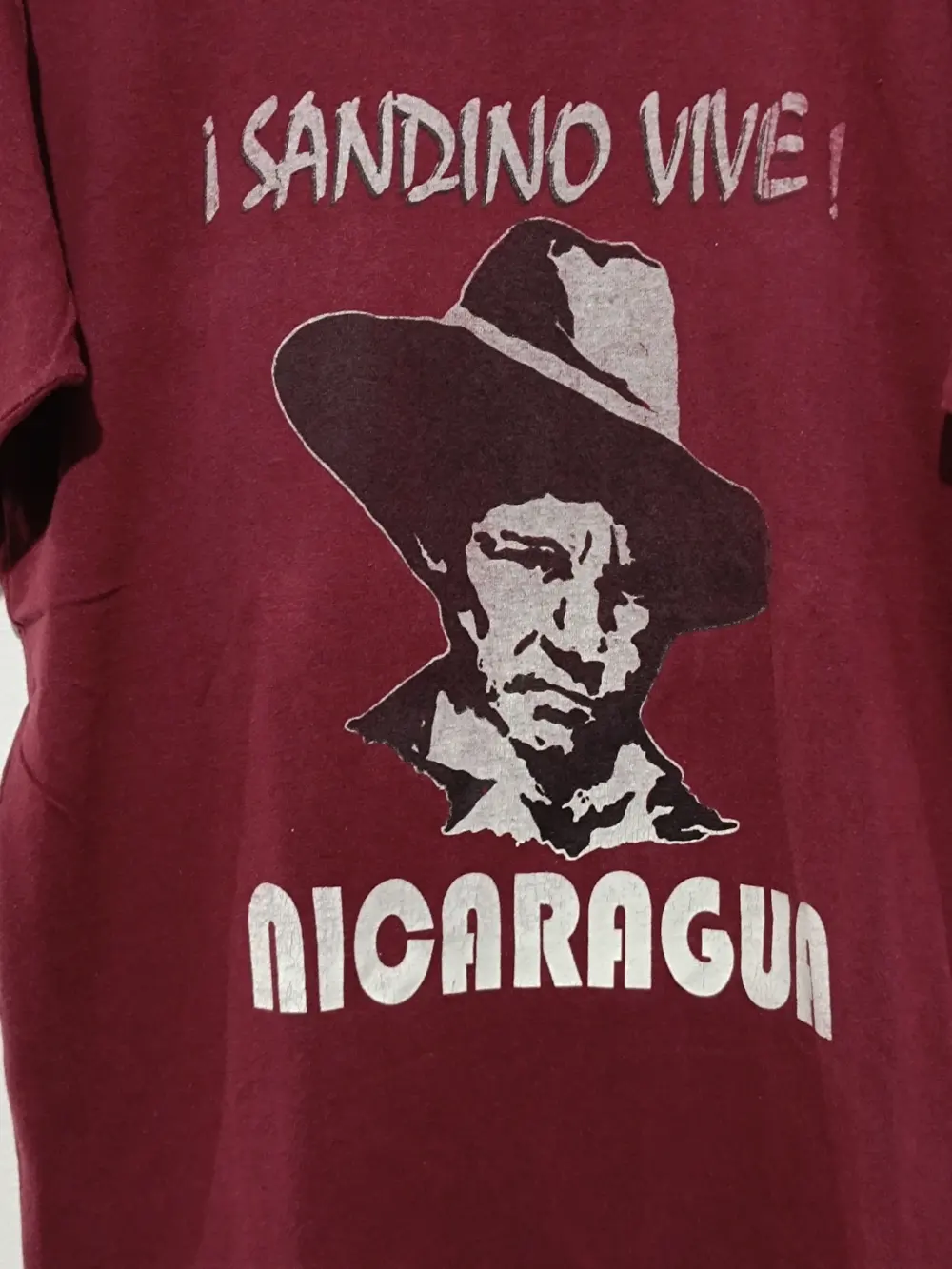 Camiseta vintage Sandino Vive Nicaragua old navy talla M, foto 2
