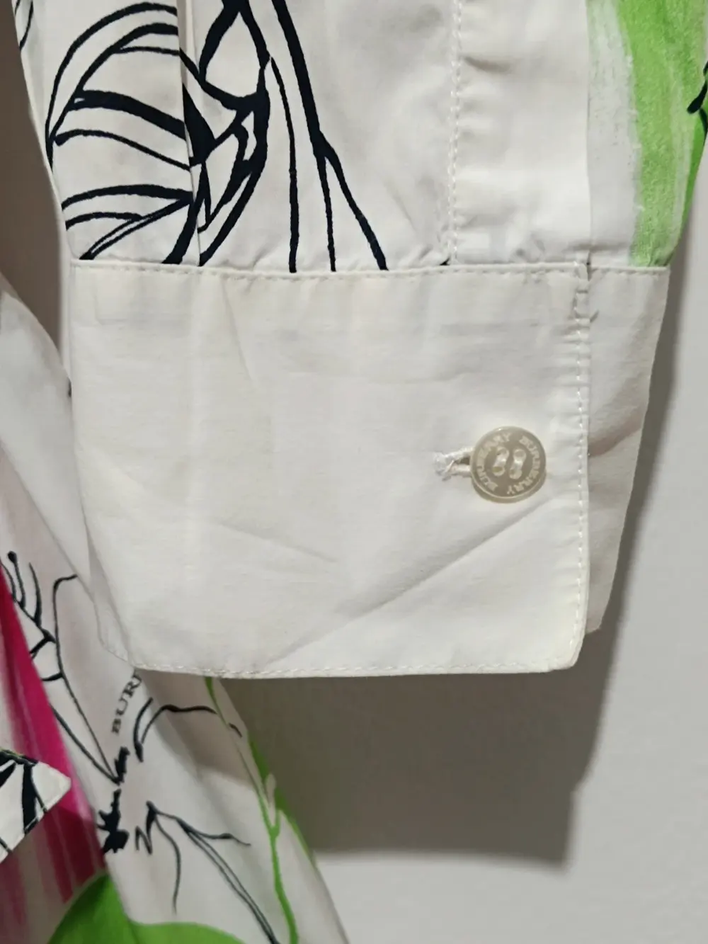 Vestido informal de verano estampado floral Burberry talla 46 eur 36 S ver medidas, foto 2