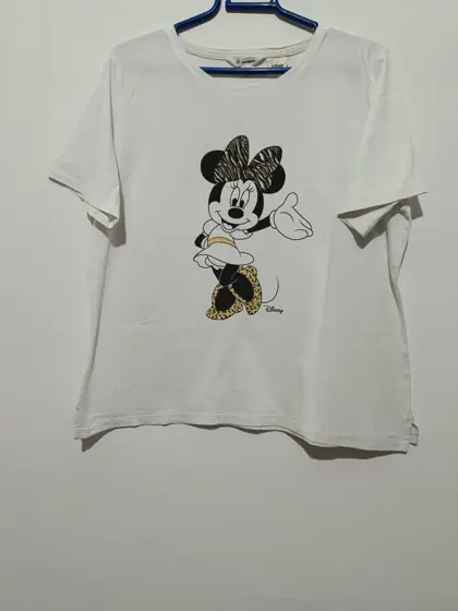 Camiseta manga corta Minnie mouse Disney talla XL Cortefiel x Disney