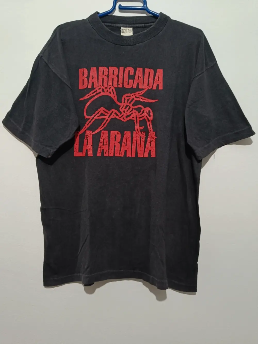 Camiseta vintage Barricada La Araña talla L/XL ver medidas Catapult