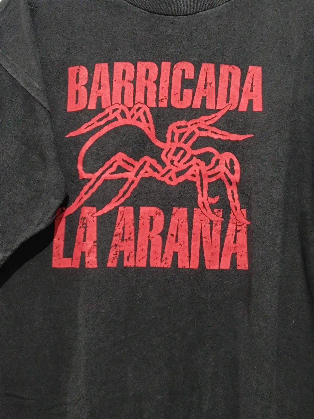 Camiseta vintage Barricada La Araña talla L/XL ver medidas Catapult, foto 2