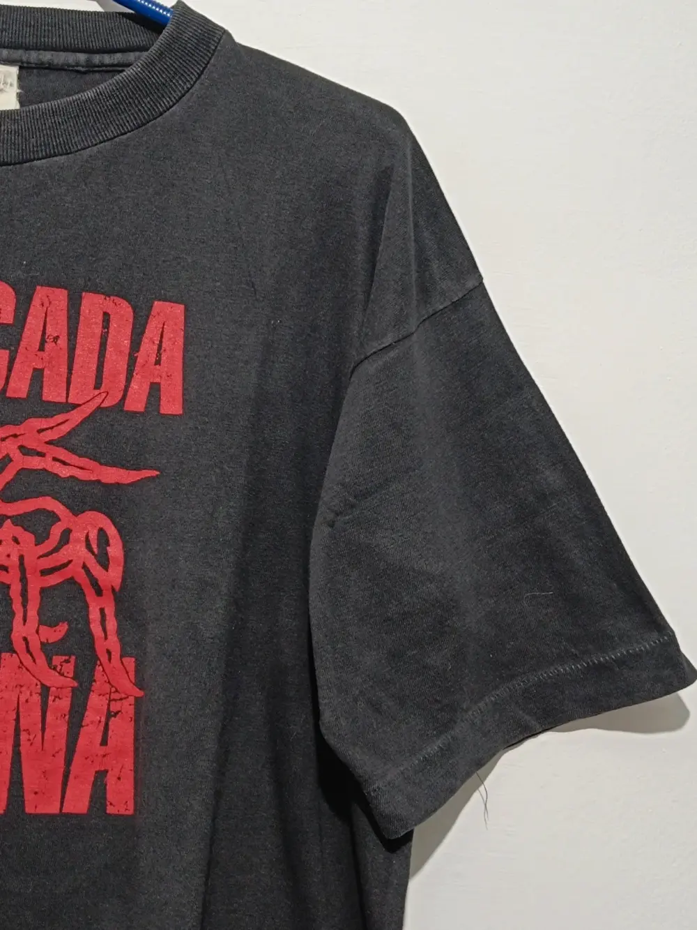 Camiseta vintage Barricada La Araña talla L/XL ver medidas Catapult, foto 4