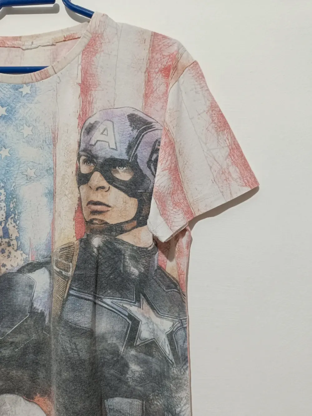 Camiseta manga corta Capitan America Marvel talla M Cedar wood state, foto 3