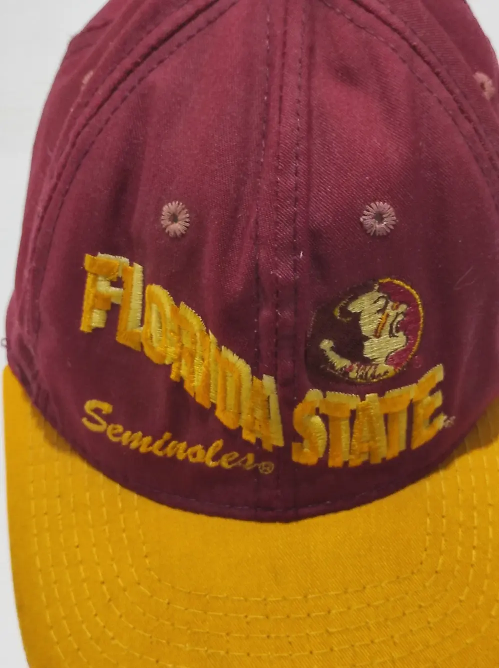 Gorra vintage Trucker Florida State Seminoles made in USA talla única ajustable adulto unisex, foto 2