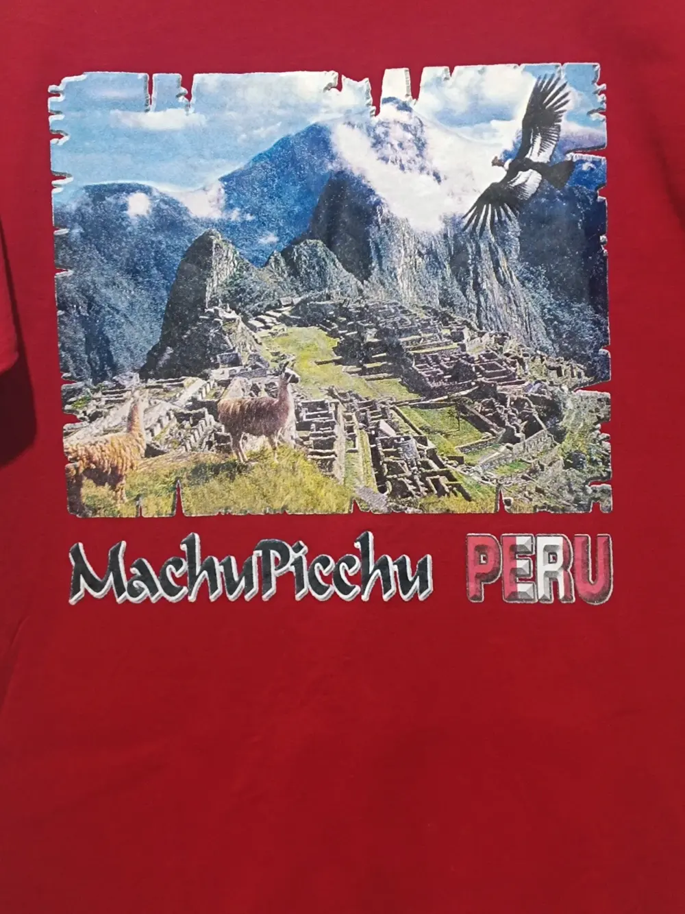 Camiseta manga corta Machu Pichu Peru talla S, foto 2