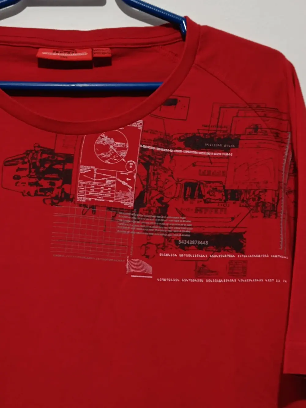 Camiseta manga corta Ferrari talla XXL sirve para XL ver medidas, foto 3