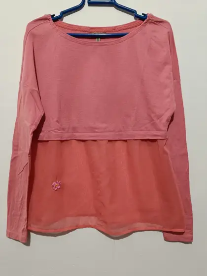 Camiseta blusa manga larga Bershka talla M
