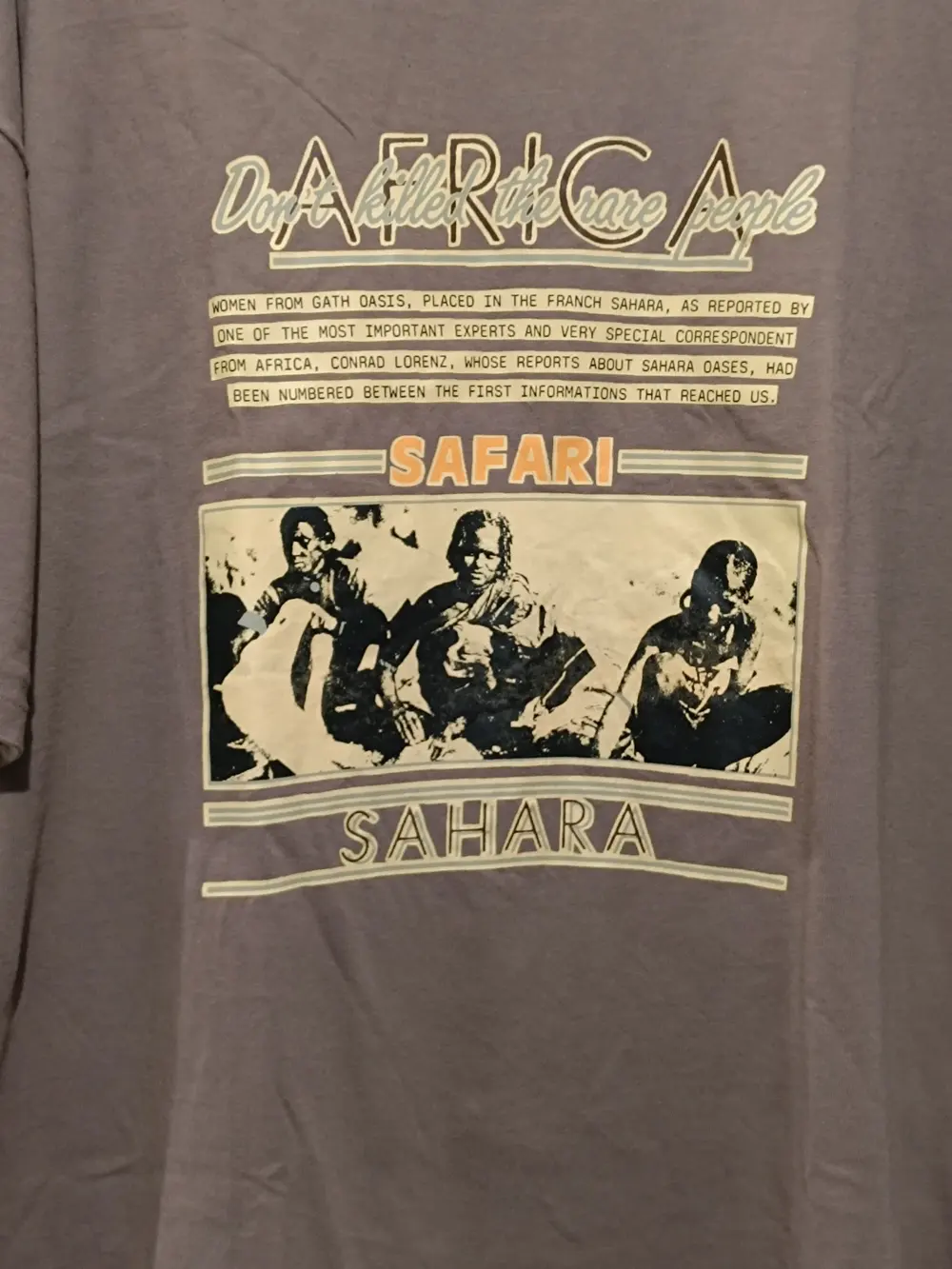 Camiseta manga corta Safari Sahara Africa talla XL/XXL ver medidas, foto 2