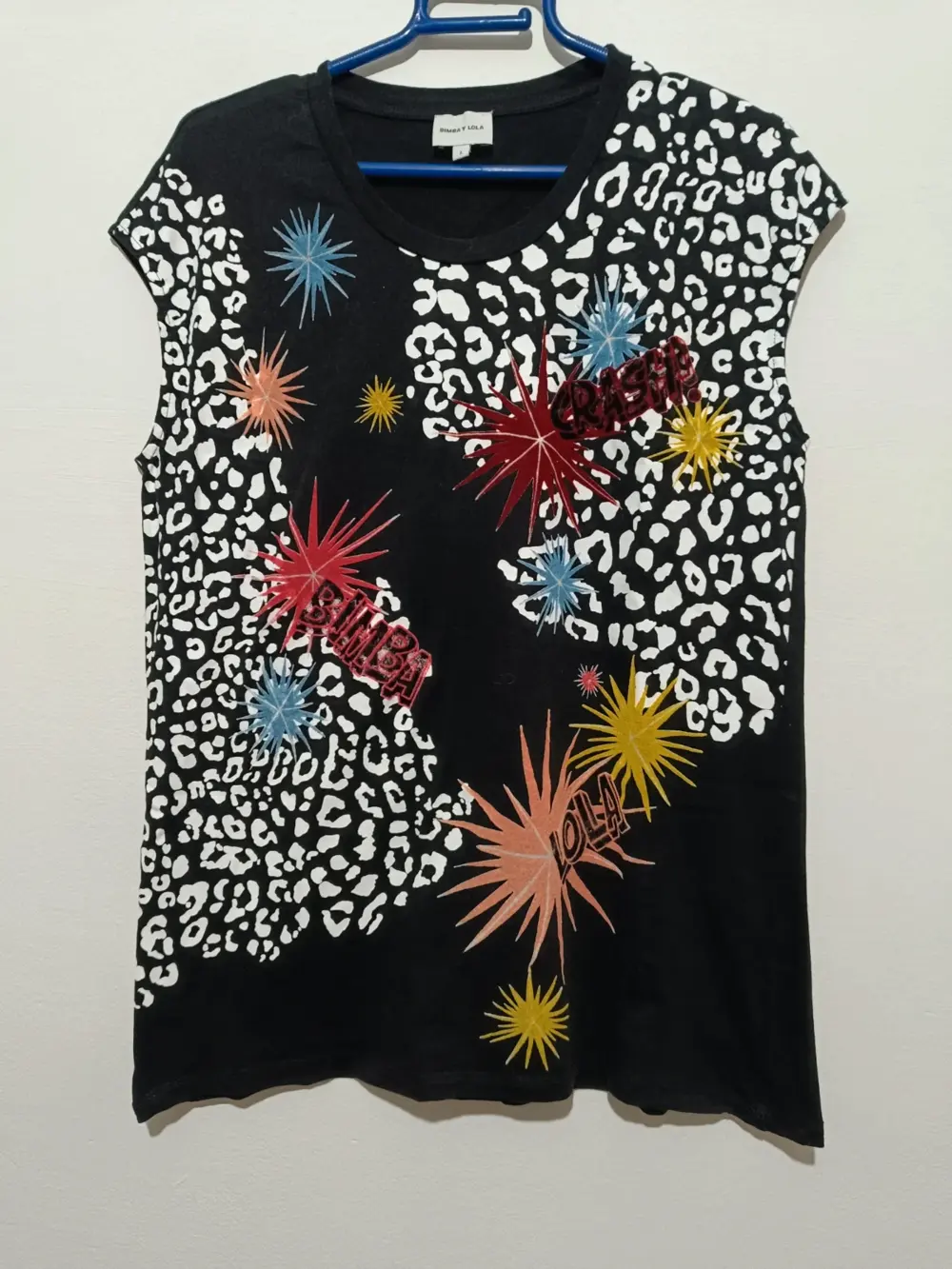 Camiseta top estampado pop Bimba y Lola talla L