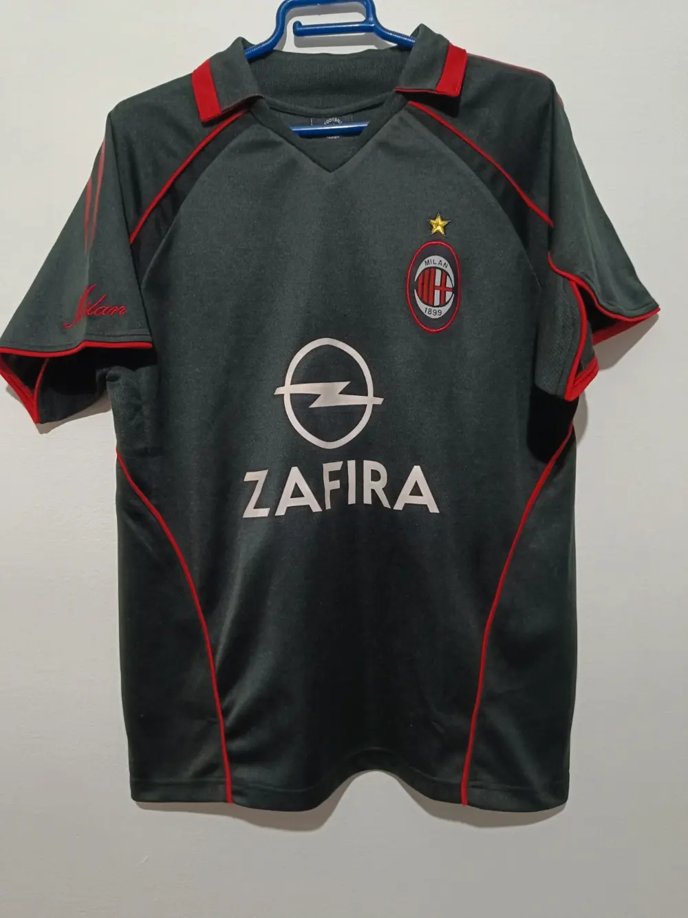 Camiseta vintage AC Milan Shevchenko 7 talla S Football League 2000/2001