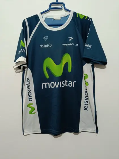 Camiseta vintage Movistar vuelta ciclista Naliinl talla L ver medidas