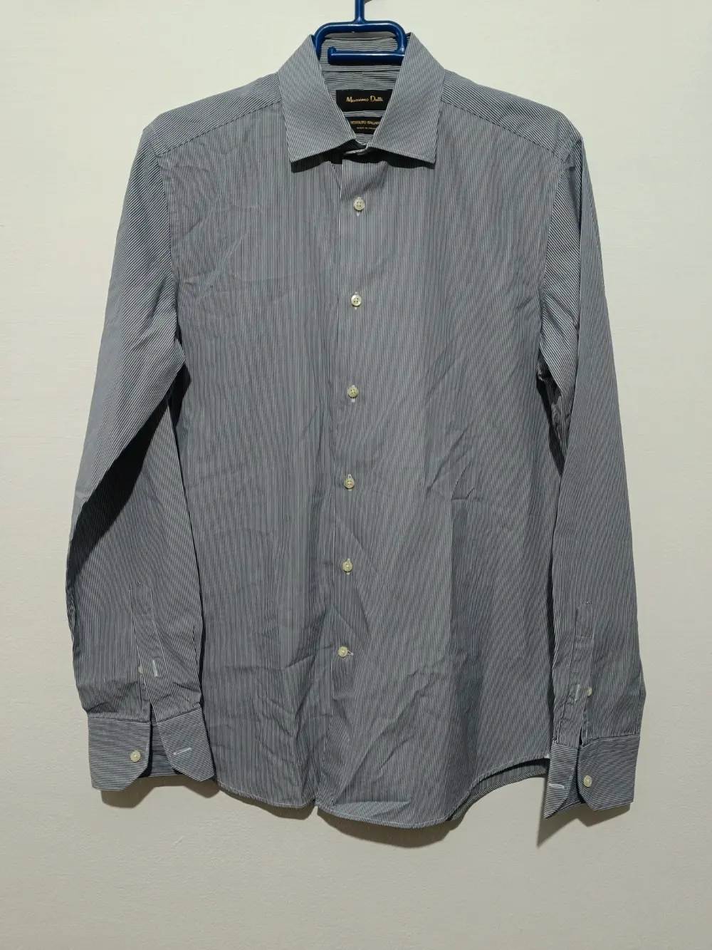 Camisa a rayas Massimo Dutti talla 39 equivale a M