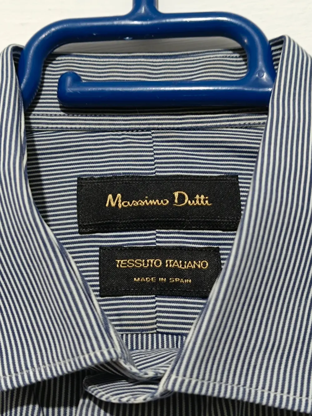 Camisa a rayas Massimo Dutti talla 39 equivale a M, foto 4
