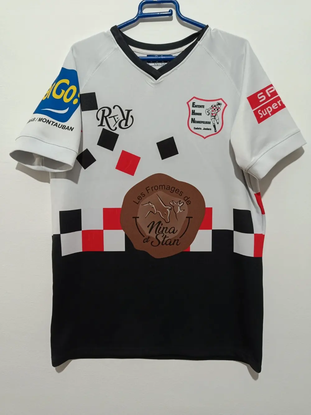 Camiseta Religión Rugby Etente Honor Nebrepelisse talla XL ver medidas