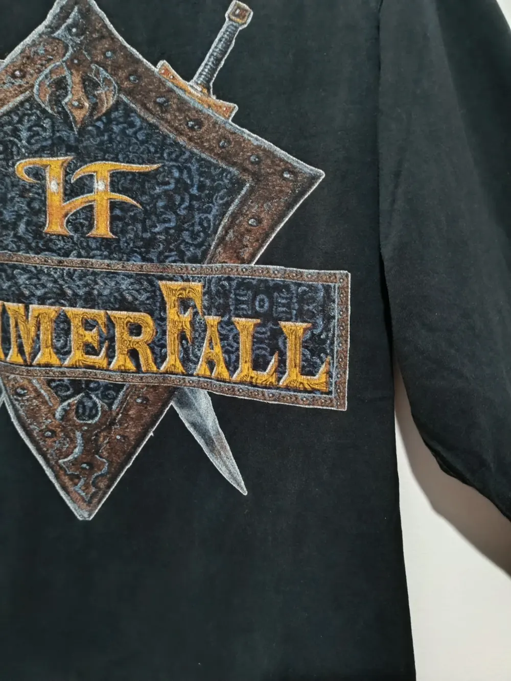 Camiseta vintage manga larga Hammerfall templar world crusade 1998/1999 talla XL Promodoro, foto 5