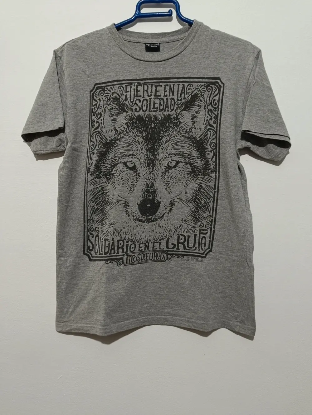 Camiseta Lobo Picos de Europa talla S unisex