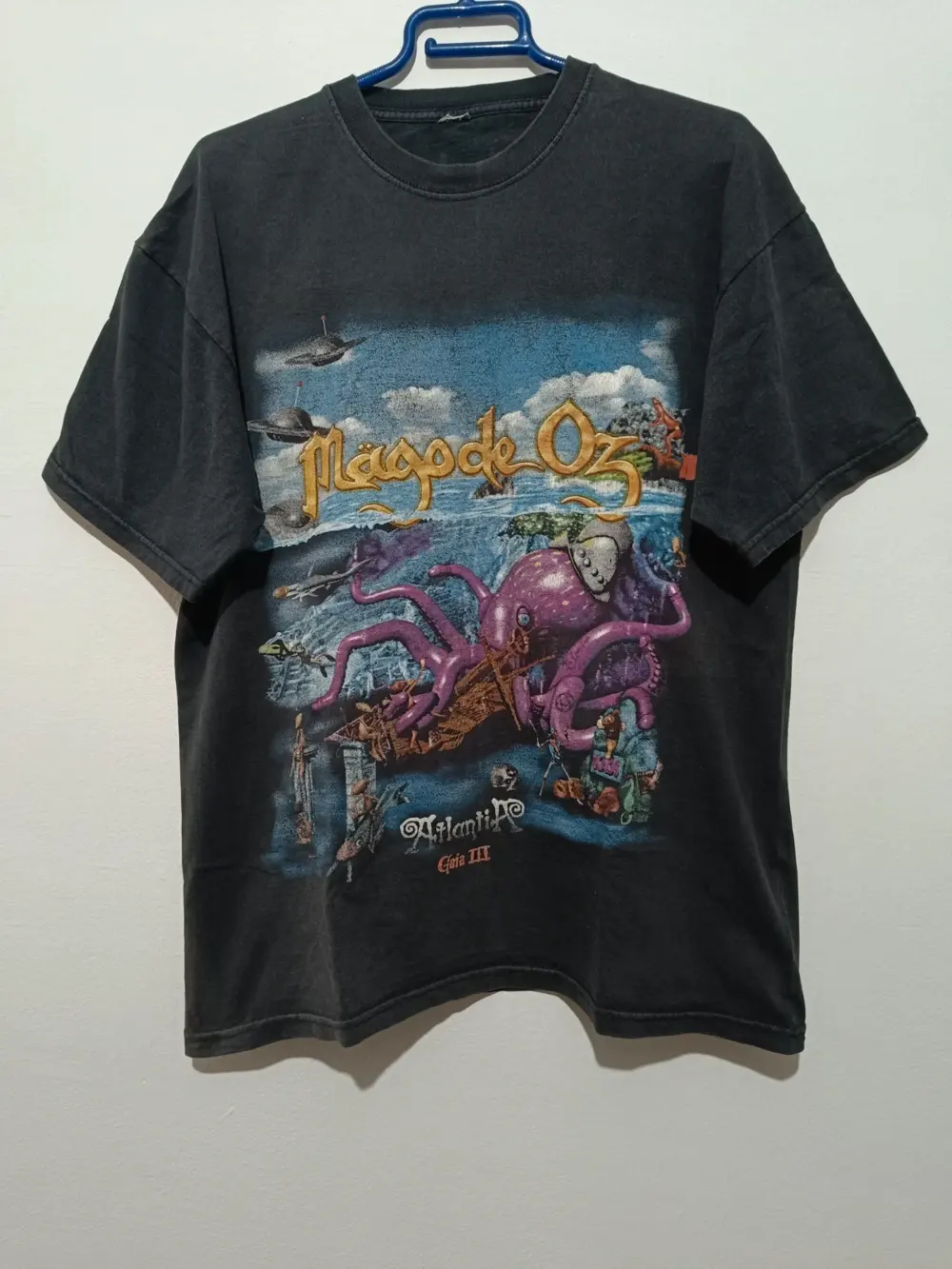 Camiseta vintage Mago de oz tour 2010 oficial Gaia III Atlantia talla M