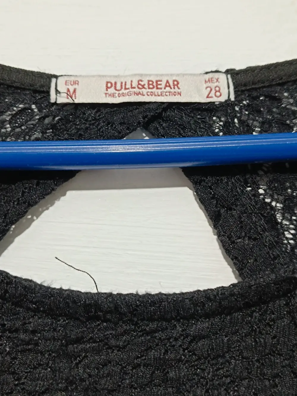 Vestido largo negro de punto Pull&Bear talla M, foto 4