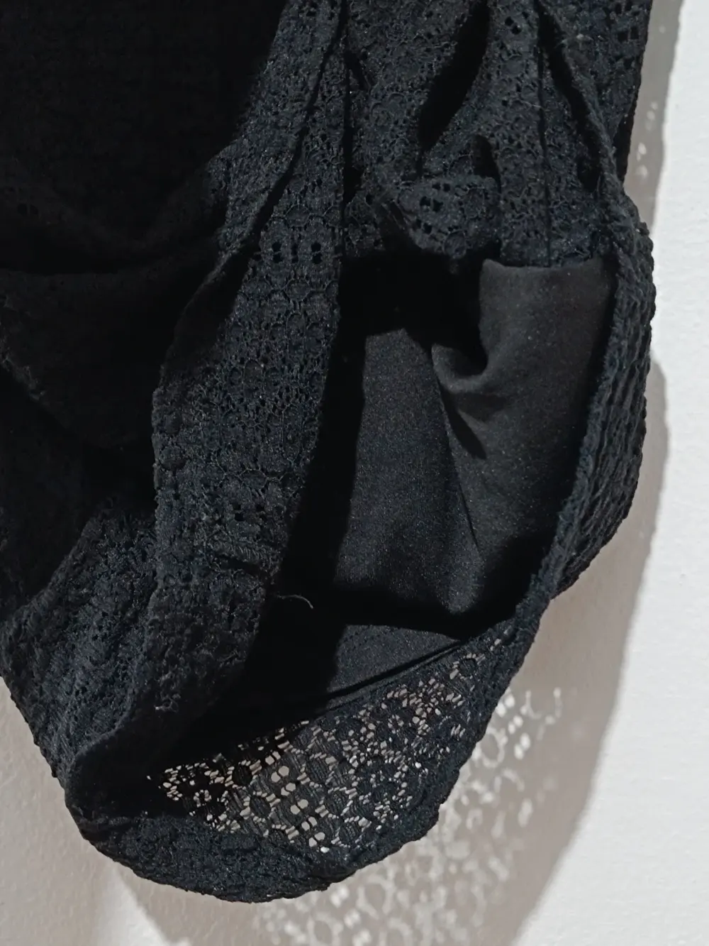 Vestido largo negro de punto Pull&Bear talla M, foto 5