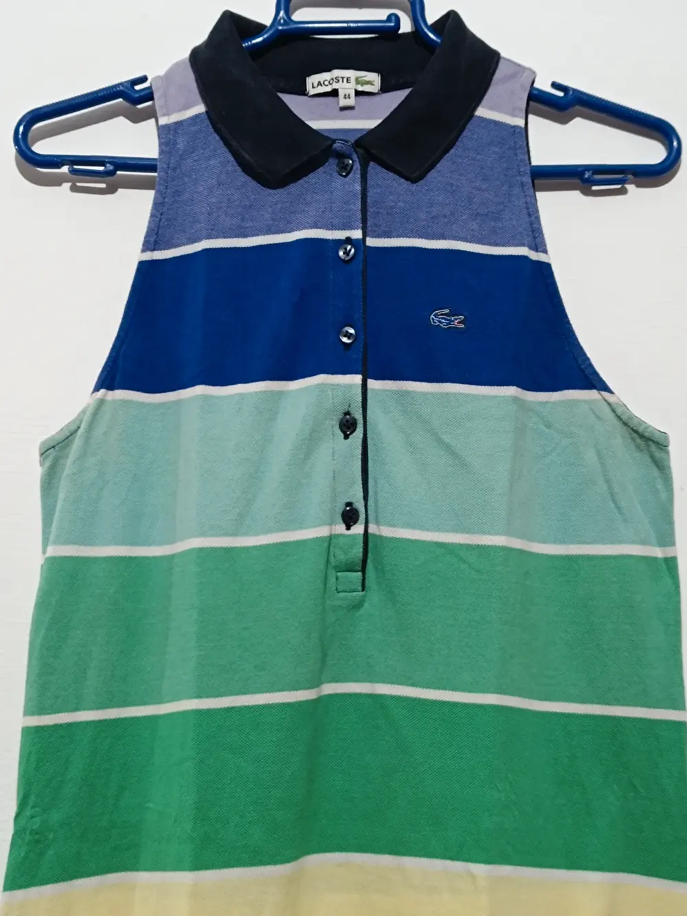 Vestido Lacoste multicolor talla 44 pero da para poca talla ver medidas!!, foto 2