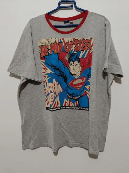 Camiseta manga corta Superman The man of steel talla XL DC comics