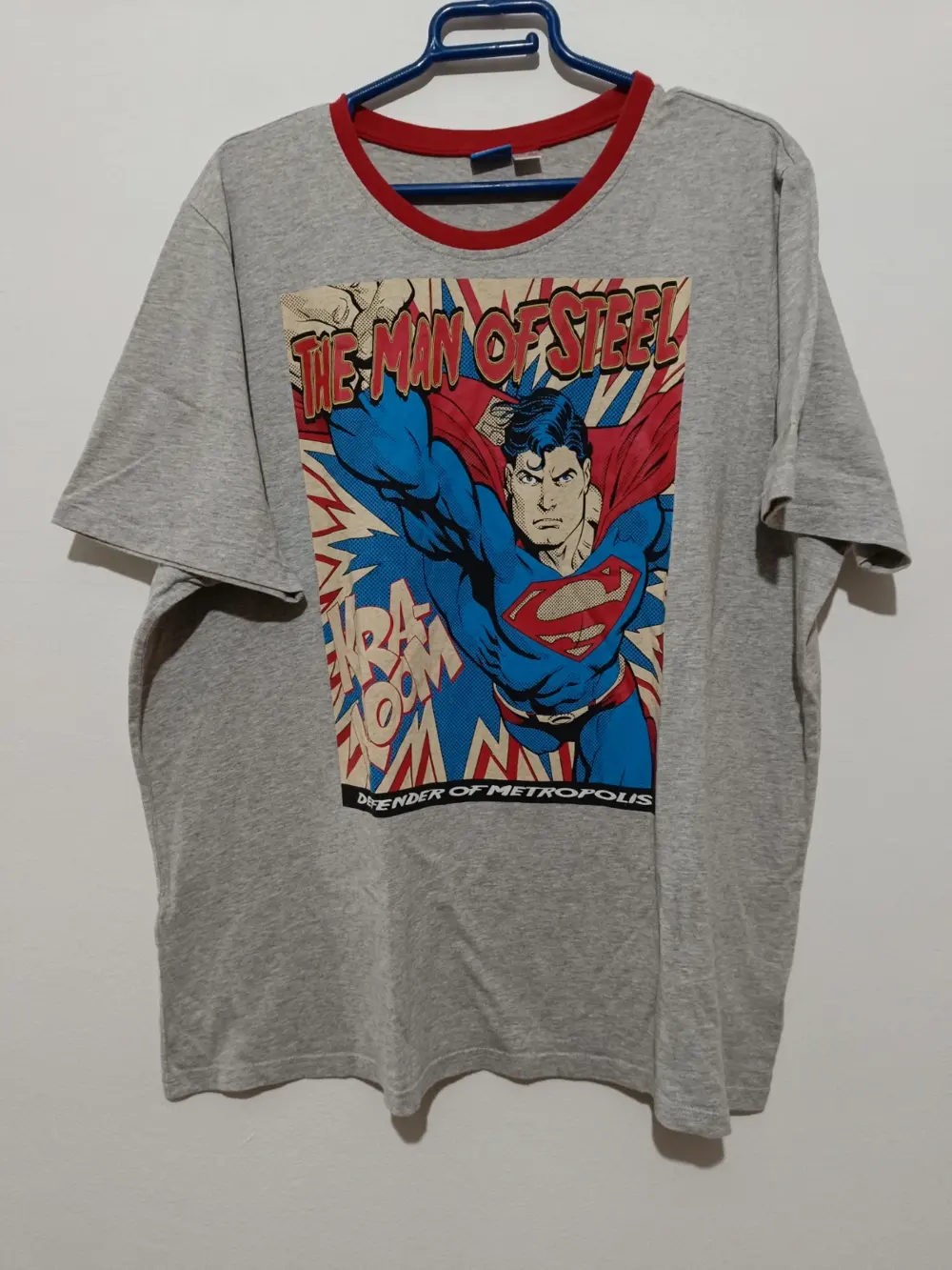Camiseta manga corta Superman The man of steel talla XL DC comics