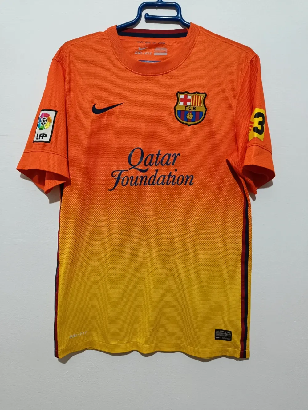 Camiseta FC Barcelona Nike Qatar Foundation temporada 2012/2013 talla S