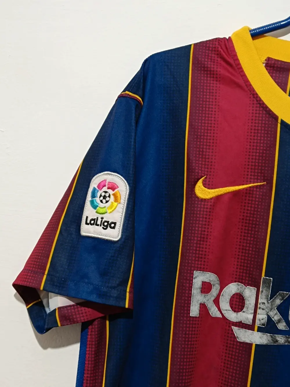 Camiseta FC Barcelona Nike Rakuten 20/21 talla XL sirve para L ver medidas, foto 5