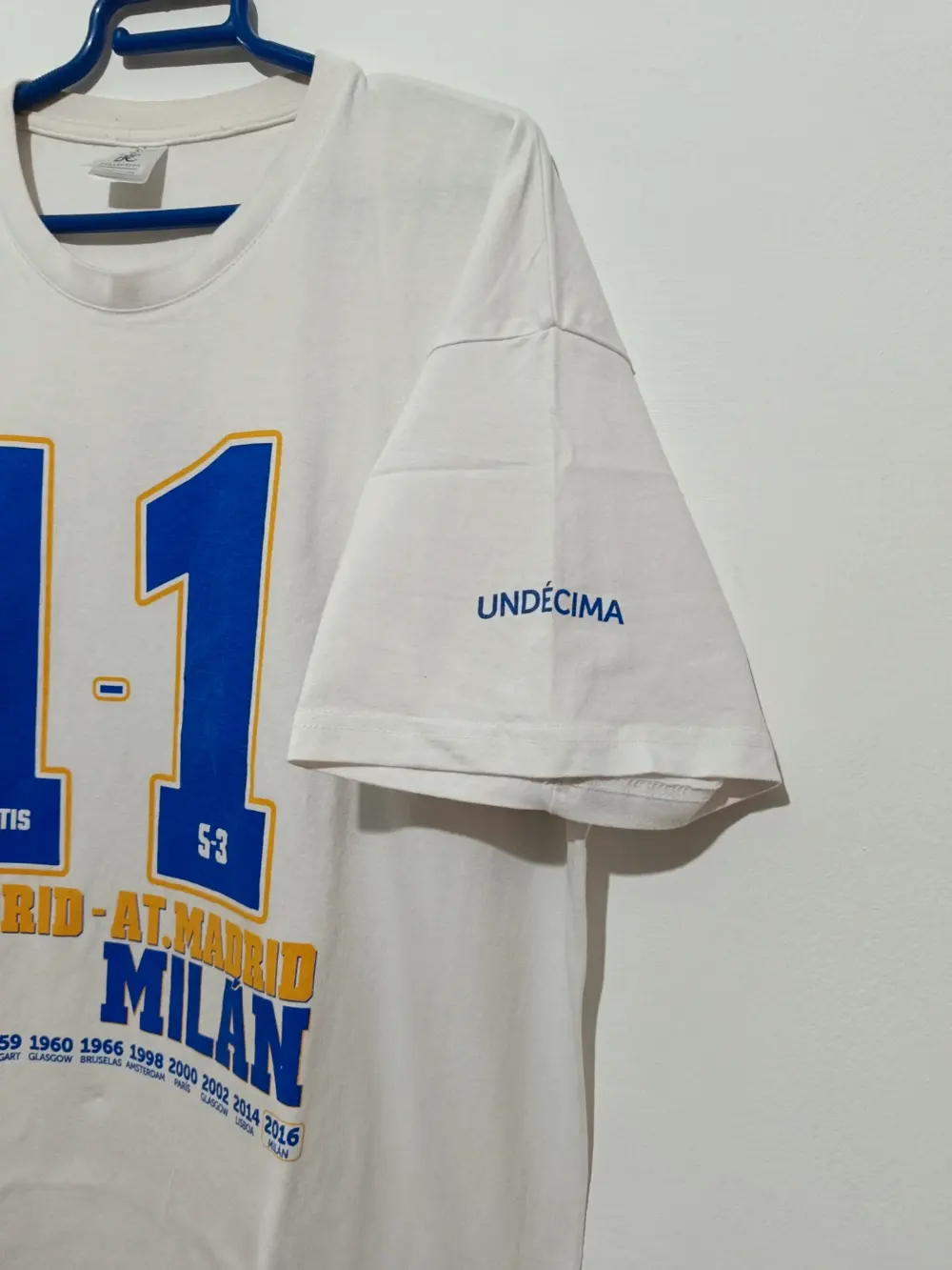 Camiseta Real Madrid Champions 2016 Final talla XL, foto 4