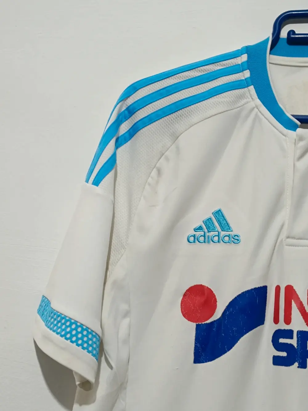Camiseta Olympique de Marseille Adidas temporada 2015/2016 talla S ver medidas, foto 5