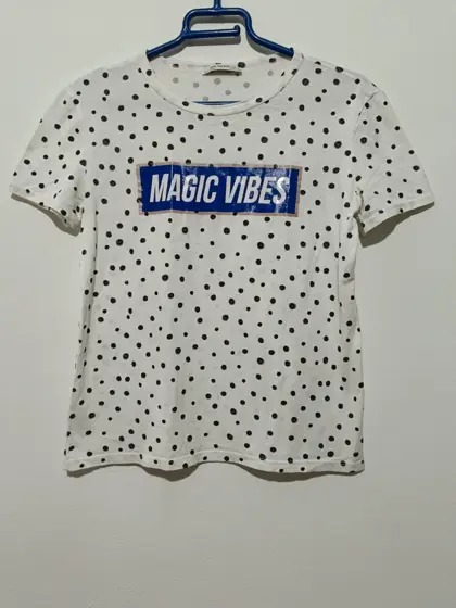 Camiseta manga corta Magic Vibes talla S Zara trafaluc
