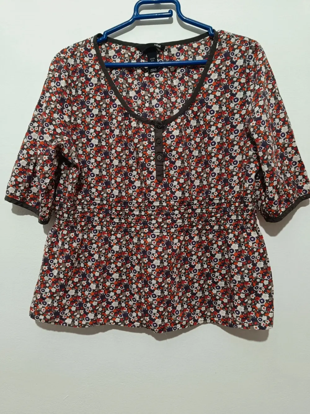Blusa estampado floral H&M talla S