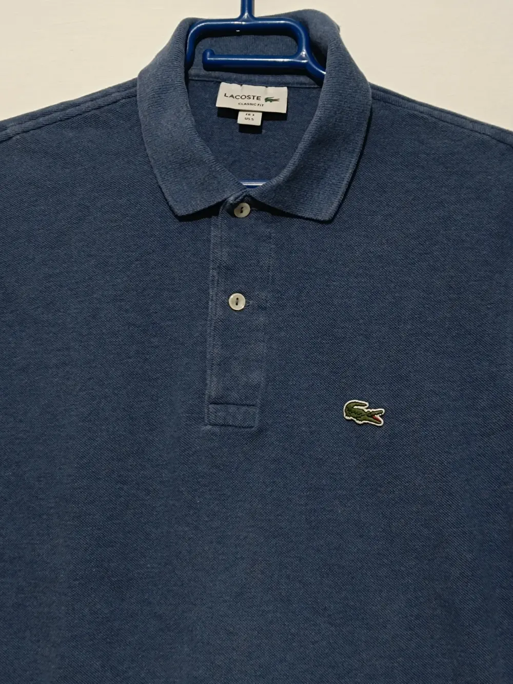 Polo manga corta Lacoste talla 3 equivale a una S, foto 3