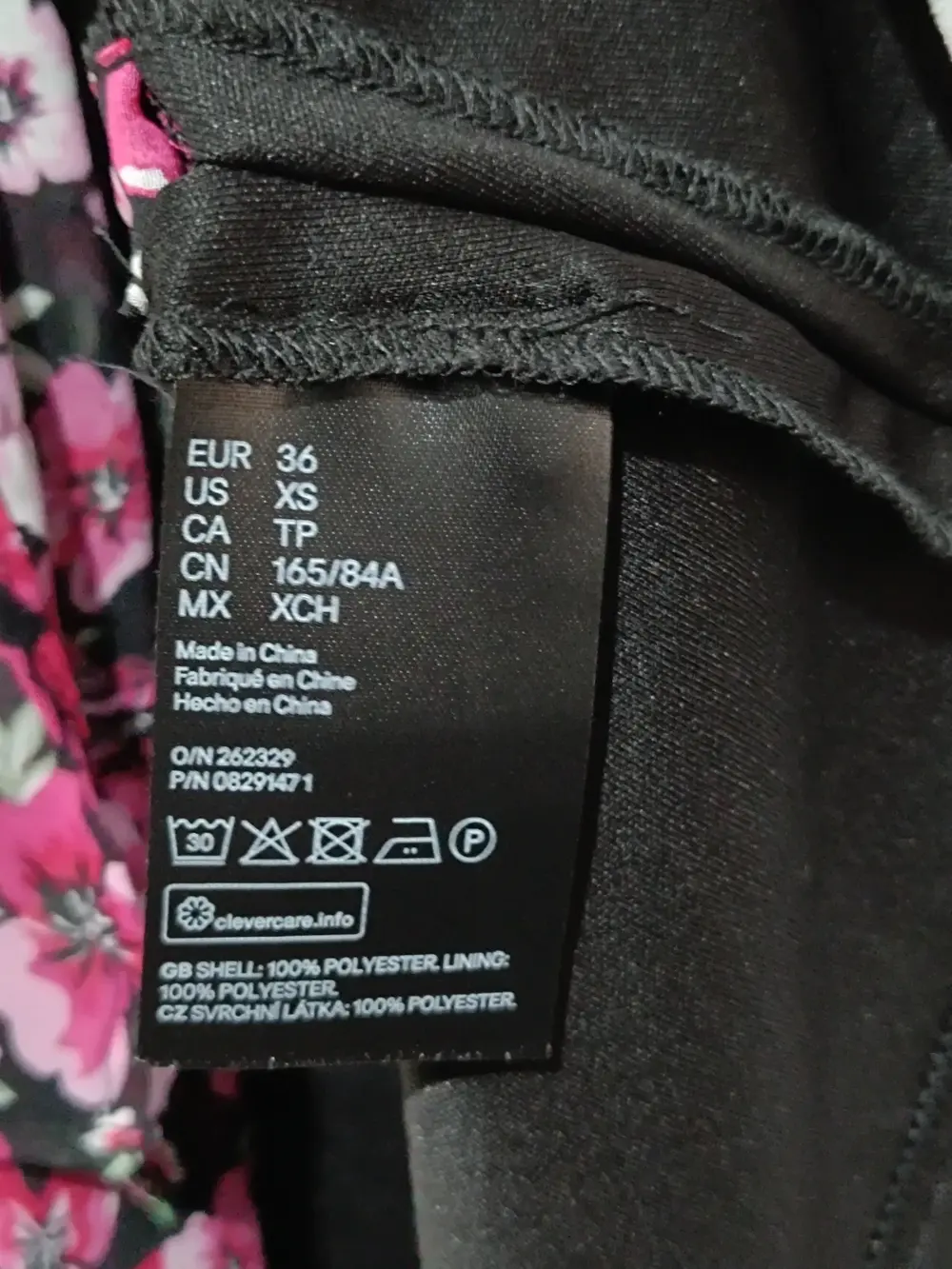 Vestido de verano estampado floral Casual Divided by H&M talla S, foto 4
