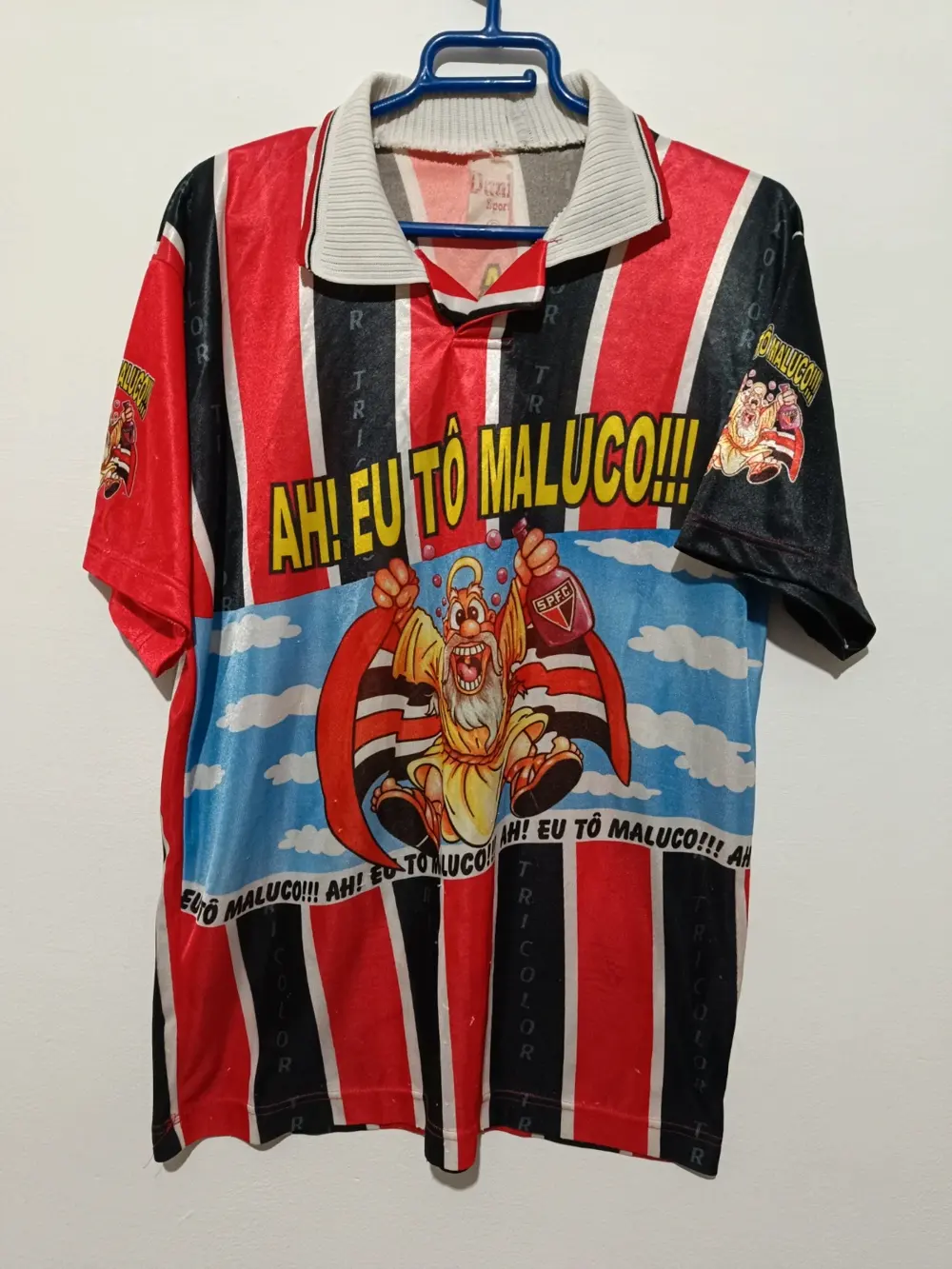 Camiseta vintage Sao Paulo fan Ah eu to Maluco talla S